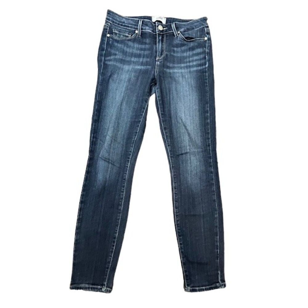 Paige Verdugo Ankle Jeans Medium Dark Wash Size 28
